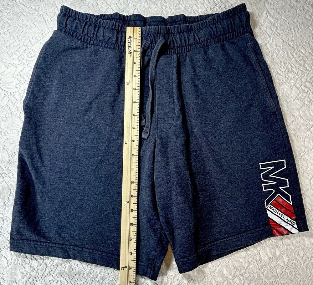 Michael Kors Menâs Athletic Shorts Medium Navy Blue Sleep Activewear Casual